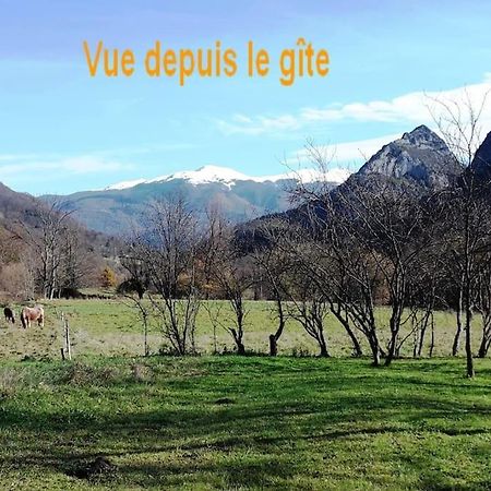 Grange En Pierres. Grand Jardin Et Belle Vue Villa Saurat Luaran gambar